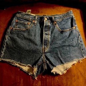 Levi’s 501 high rise shorts